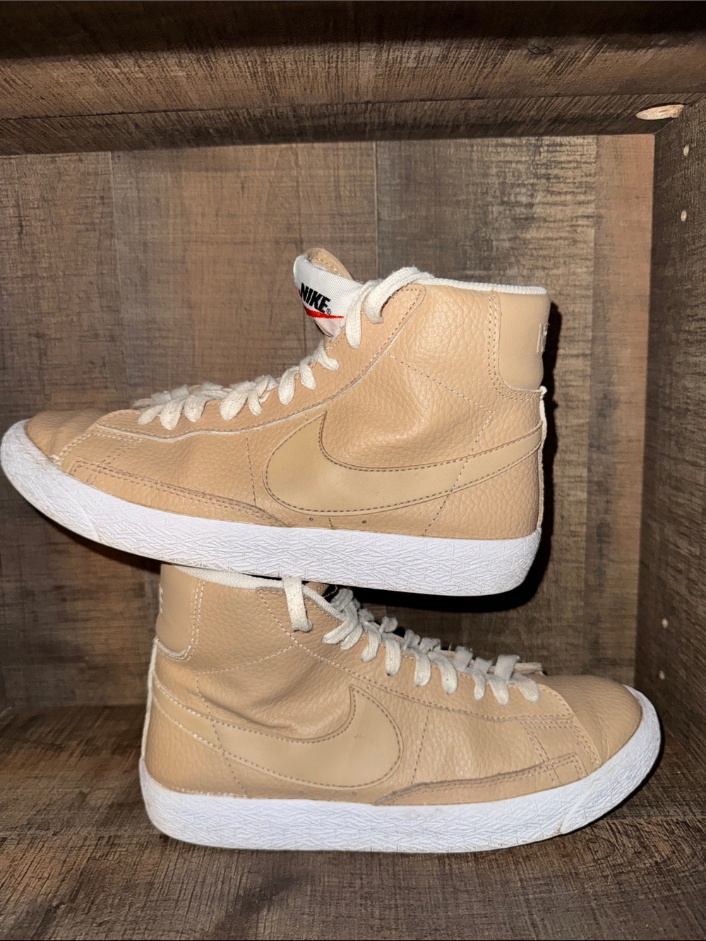 Nike BLAZER MID premium line summit sneakers-size Y5 - Picture 10 of 10